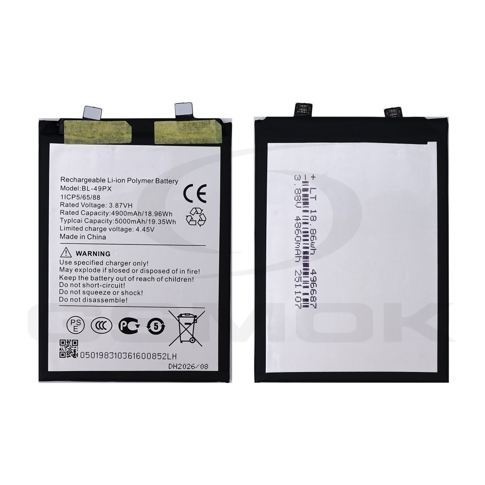 BATERIA DO INFINIX NOTE 30 PRO / ZERO 30 5G 49PX 5000MAH