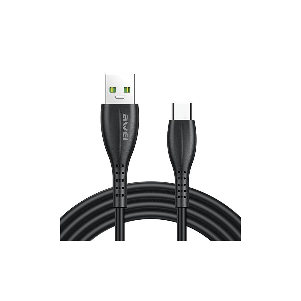 KABEL AWEI CL-115T USB DO USB-C 2,4A 1M  CZARNY