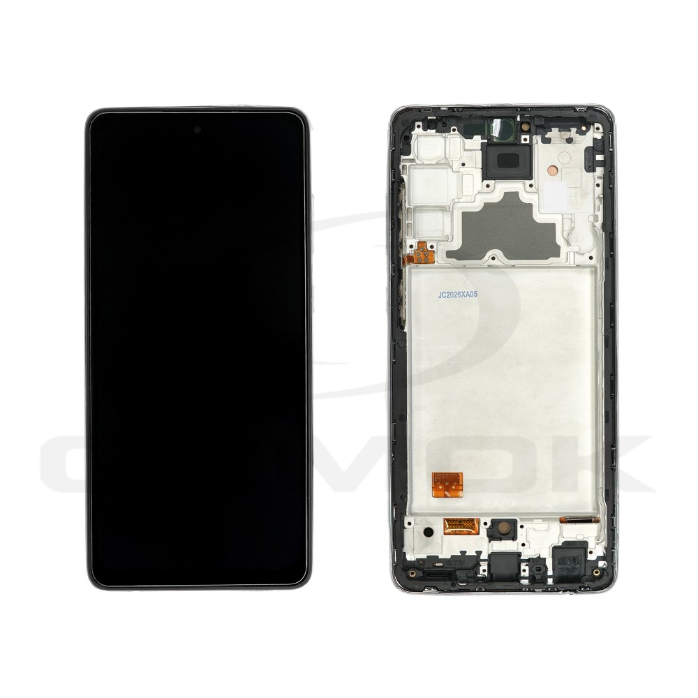 WYŚWIETLACZ LCD + PANEL DOTYKOWY KOMPLET SAMSUNG A725 A726 GALAXY A72 / A72 5G Z RAMKĄ BIAŁY [OLED SMALL SIZE]