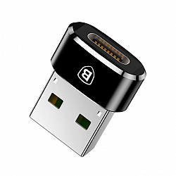 ADAPTER Z USB-C DO USB-A OTG 5A BASEUS CAAOTG-01 CZARNY