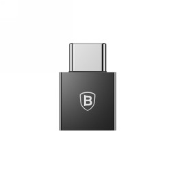 ADAPTER Z USB-A DO USB-C BASEUS EXQUISITE CATJQ-B01 CZARNY