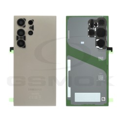 KLAPKA BATERII / OBUDOWA SAMSUNG S928 GALAXY S24 ULTRA SZARA GH82-33349A ORYGINAŁ SERVICE PACK
