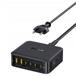 ŁADOWARKA SIECIOWA BASEUS ENERFILL 4XUSB-C 2XUSB-A 120W FH21 E0120T00 CZARNA