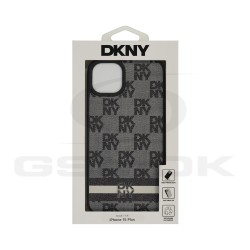 OUTLET ETUI DKNY HARDCASE IPHONE 15 PLUS MONO PATTERN & PRINTED STRIPES