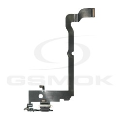 PŁTYKA / TAŚMA FLEX ZE ZŁĄCZEM ŁADOWANIA DO IPHONE XS MAX CZARNA PULLED