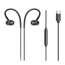 SŁUCHAWKI STEREO AWEI TC-6 USB-C CZARNY