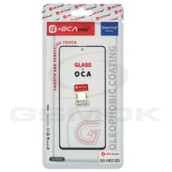 SZYBKA LCD SAMSUNG M526 GALAXY M52 5G CZARNA Z KLEJEM OCA G + OCA PRO