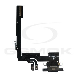 TAŚMA FLEX IPHONE 16 PRO ZE ZŁĄCZEM ŁADOWANIA CZARNA