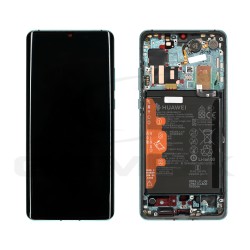 WYŚWIETLACZ LCD DO HUAWEI P30 PRO Z RAMKĄ I BATERIĄ NIEBIESKI 02354NAM 02355MUQ 02352PGE 02354NAP 02355MUM 02355UNA 02354NAJ 02355UND ORYGINAŁ SERVICE PACK
