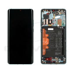 WYŚWIETLACZ LCD DO HUAWEI P30 PRO Z RAMKĄ I BATERIĄ NIEBIESKI 02354NAM 02355MUQ 02352PGE 02354NAP 02355MUM 02355UNA 02354NAJ 02355UND ORYGINAŁ SERVICE PACK
