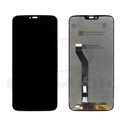 WYŚWIETLACZ LCD + PANEL DOTYKOWY KOMPLET MOTOROLA MOTO G7 POWER CZARNY BEZ LOGO [TFT]