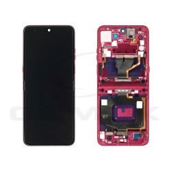 WYŚWIETLACZ LCD DO MOTOROLA RAZR 60 ULTRA XT2551 RÓŻOWY Z RAMKĄ 5D68C29902 ORYGINAŁ SERVICE PACK