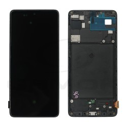 WYŚWIETLACZ LCD DO SAMSUNG A715 GALAXY A71 Z RAMKĄ [OLED SMALL SIZE]