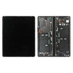 WYŚWIETLACZ LCD DO SAMSUNG F916 GALAXY FOLD 2 5G CZARNY Z NIEBIESKIM ZAWIASEM GH82-24296D ORYGINAŁ SERVICE PACK