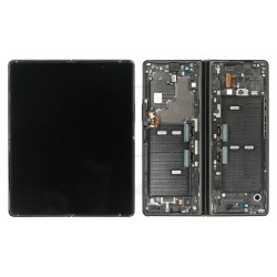 WYŚWIETLACZ LCD DO SAMSUNG F916 GALAXY FOLD 2 5G CZARNY Z SREBRNYM ZAWIASEM GH82-24296A ORYGINAŁ SERVICE PACK