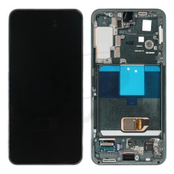 WYŚWIETLACZ LCD DO SAMSUNG S901 GALAXY S22 5G ZIELONY Z RAMKĄ GH82-27520C GH82-27521C ORYGINAŁ SERVICE PACK