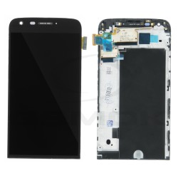 WYŚWIETLACZ LCD + PANEL DOTYKOWY KOMPLET LG G5 CZARNY Z RAMKĄ