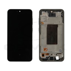 WYŚWIETLACZ LCD + PANEL DOTYKOWY KOMPLET SAMSUNG A366 GALAXY A36 Z RAMKĄ CZARNY [OLED]