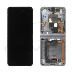 WYŚWIETLACZ LCD + PANEL DOTYKOWY KOMPLET SAMSUNG F721 GALAXY Z FLIP 4 5G Z RAMKĄ NIEBIESKI [REGENEROWANY]