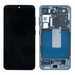 WYŚWIETLACZ LCD + PANEL DOTYKOWY KOMPLET SAMSUNG S911 GALAXY S23 ZIELONY Z RAMKĄ EU [OLED SOFT]