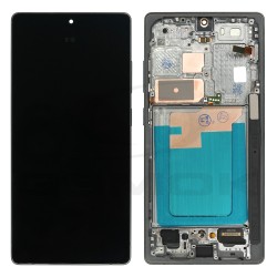 WYŚWIETLACZ LCD + PANEL DOTYKOWY KOMPLET SAMSUNG S938 GALAXY S25 ULTRA Z RAMKĄ CZARNY [OLED SOFT SMALL SIZE 6.78]