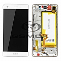 LCD Display HUAWEI P8 LITE WITH FRAME AND BATTERY WHITE 02350KCD 02351LLA ORIGINAL SERVICE PACK