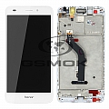 LCD Display HUAWEI HONOR 7 LITE WITH FRAME SILVER 02350TSW ORIGINAL SERVICE PACK