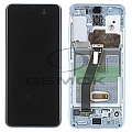 WYŚWIETLACZ LCD DO SAMSUNG G980 G981 GALAXY S20 NIEBIESKI Z RAMKĄ GH82-22131D GH82-22123D ORYGINAŁ SERVICE PACK