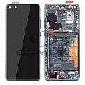 LCD Display HUAWEI P40 PRO WITH FRAME AND BATTERY BLACK 02353PJG ORIGINAL SERVICE PACK