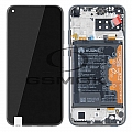 LCD Display HUAWEI P40 LITE E WITH FRAME AND BATTERY MIDNIGHT BLACK 02353FMW ORIGINAL SERVICE PACK