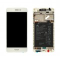 LCD Display HUAWEI HONOR 6C WITH FRAME AND BATTERY WHITE 02351FUU 02351BKB ORIGINAL SERVICE PACK