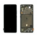 LCD Display SAMSUNG A516 GALAXY A51 5G BLACK WITH FRAME GH82-23124A, GH82-23100A ORIGINAL SERVICE PACK