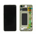 LCD Display SAMSUNG G970 GALAXY S10E CANARY YELLOW WITH FRAME GH82-18852G GH82-18836G ORIGINAL SERVICE PACK
