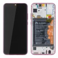 LCD Display HUAWEI HONOR 20 LITE WITH FRAME AND BATTERY RED 02352QMU ORIGINAL SERVICE PACK
