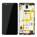 LCD Display HUAWEI HONOR 7 WITH FRAME AND BATTERY BLACK 02350MFN ORIGINAL SERVICE PACK