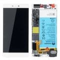 LCD Display HUAWEI P8 GRA-L09 WITH FRAME AND BATTERY WHITE 02350GRS ORIGINAL SERVICE PACK