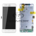 LCD Display HUAWEI Y3 II 4G LUA-L21 WITH FRAME WHITE 97070MXR ORIGINAL SERVICE PACK