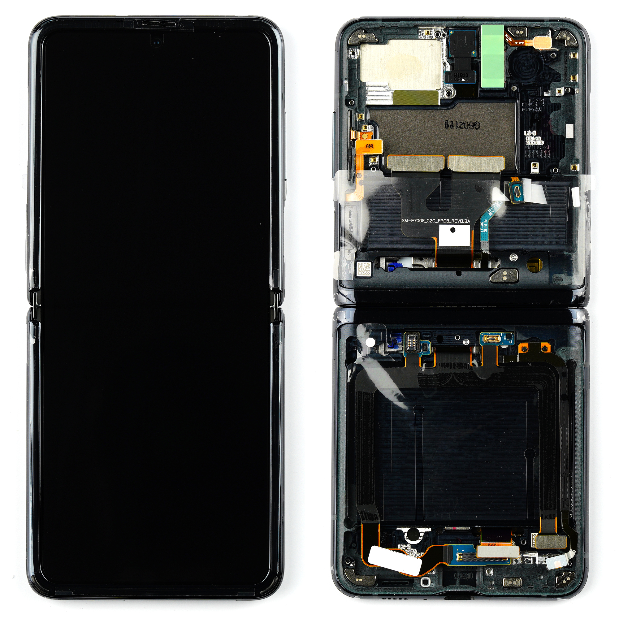 LCD Display Samsung F700 Galaxy Z Flip Black Gh82-22215A Gh82