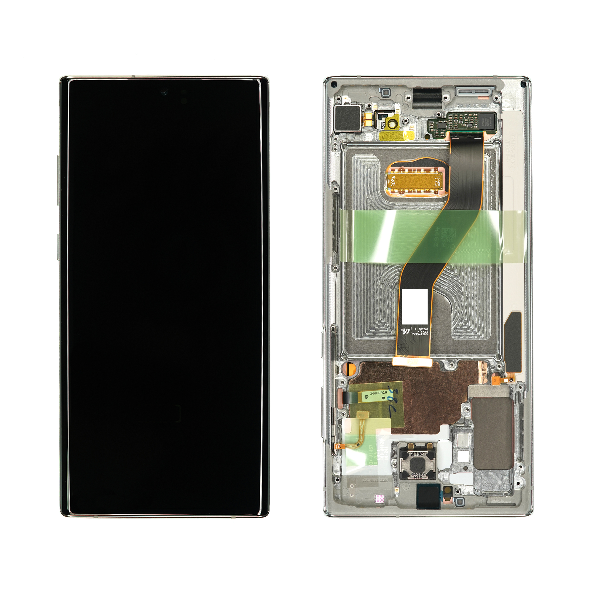 WYŚWIETLACZ LCD DO SAMSUNG N975 GALAXY NOTE 10 PLUS SREBRNY Z RAMKĄ GH82-20838C GH82-20900C ORYGINAŁ SERVICE PACK