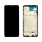 LCD Display SAMSUNG A225 GALAXY A22 4G BLACK WITH FRAME [OLED]