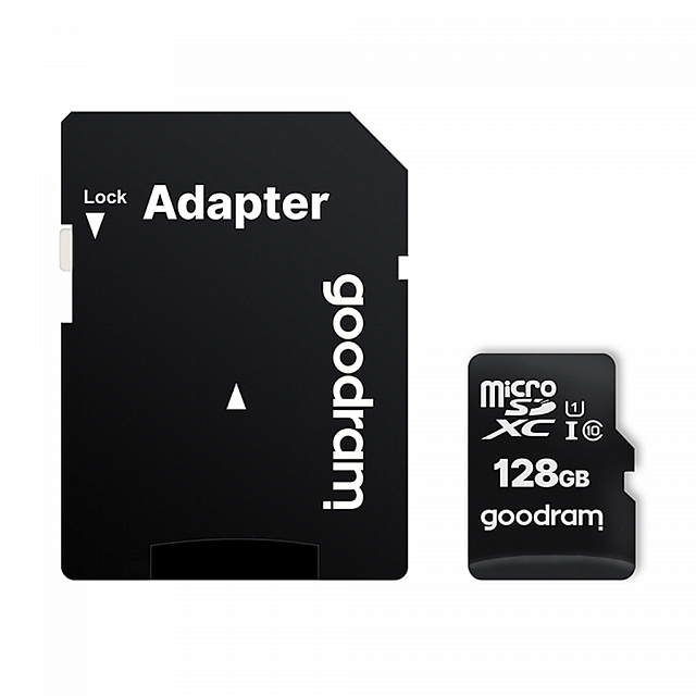 2. KARTA PAMIĘCI GOODRAM MICRO SD 128GB Z ADAPTEREM 10 CLASS UHS I M1AA-1280R12