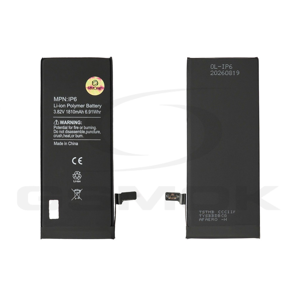 BATTERY APPLE IPHONE 6 1810MAH ORIGINAL BMS RMORE PREMIUM