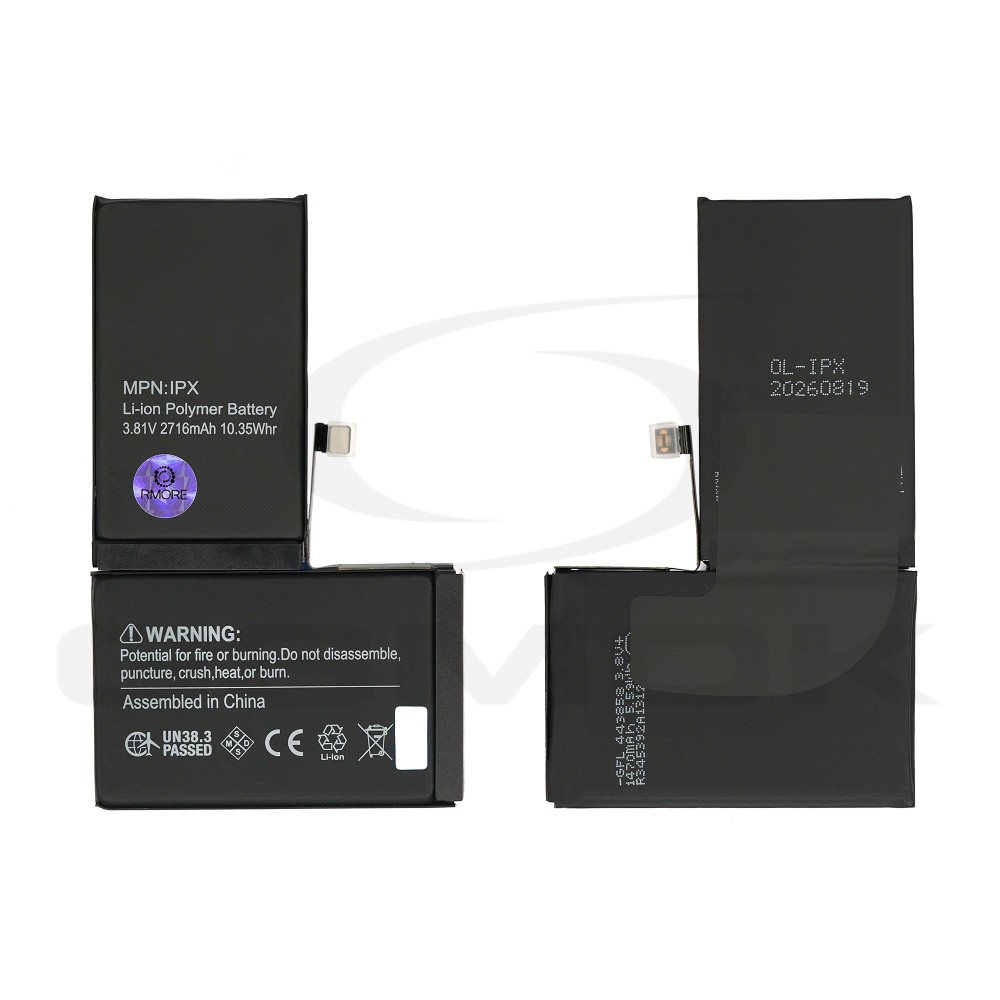 BATTERY APPLE IPHONE X 2716MAH ORIGINAL BMS RMORE PREMIUM