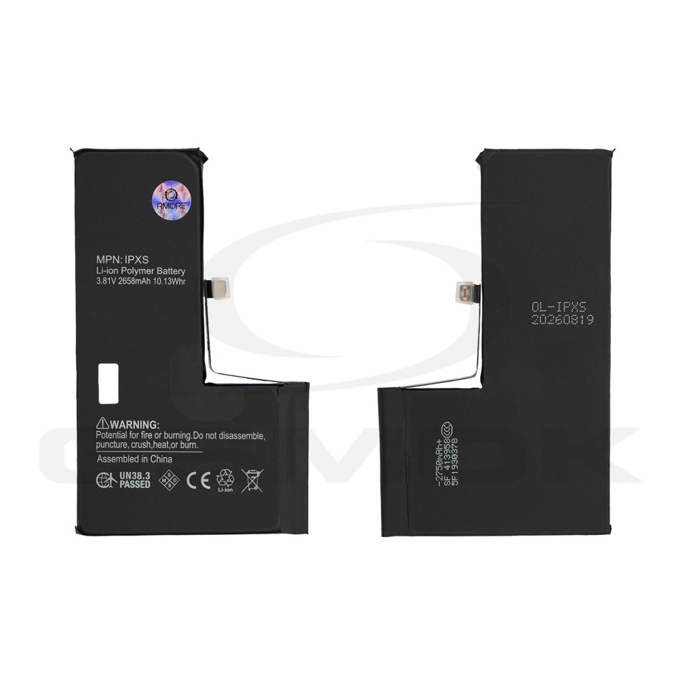 BATTERY APPLE IPHONE XS 2658MAH ORIGINAL BMS RMORE PREMIUM