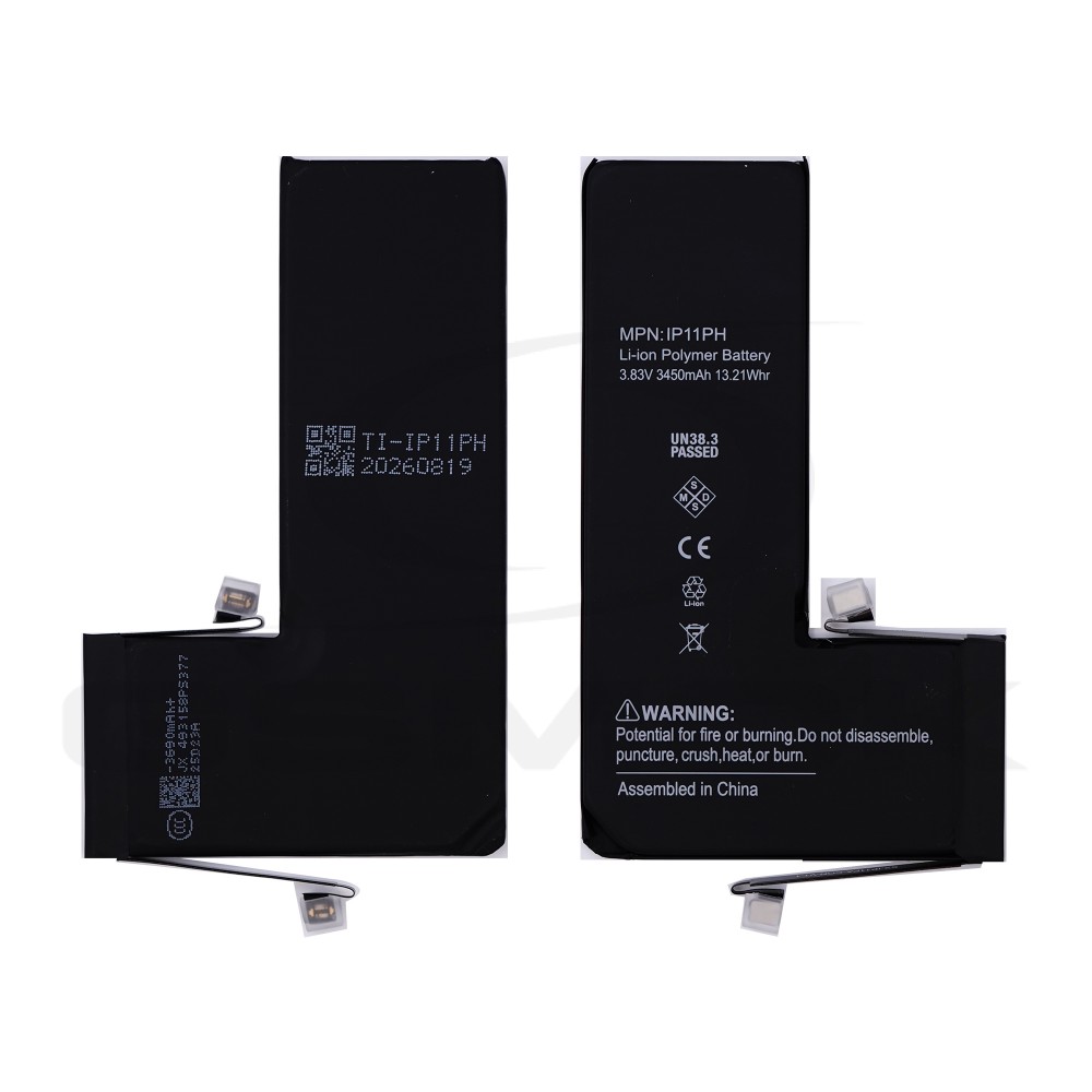 Photo num 1 - BATTERY APPLE IPHONE 11 PRO TI 3450MAH RMORE PREMIUM Photo num 1 - BATTERY APPLE IPHONE 11 PRO TI 3450MAH RMORE PREMIUM
