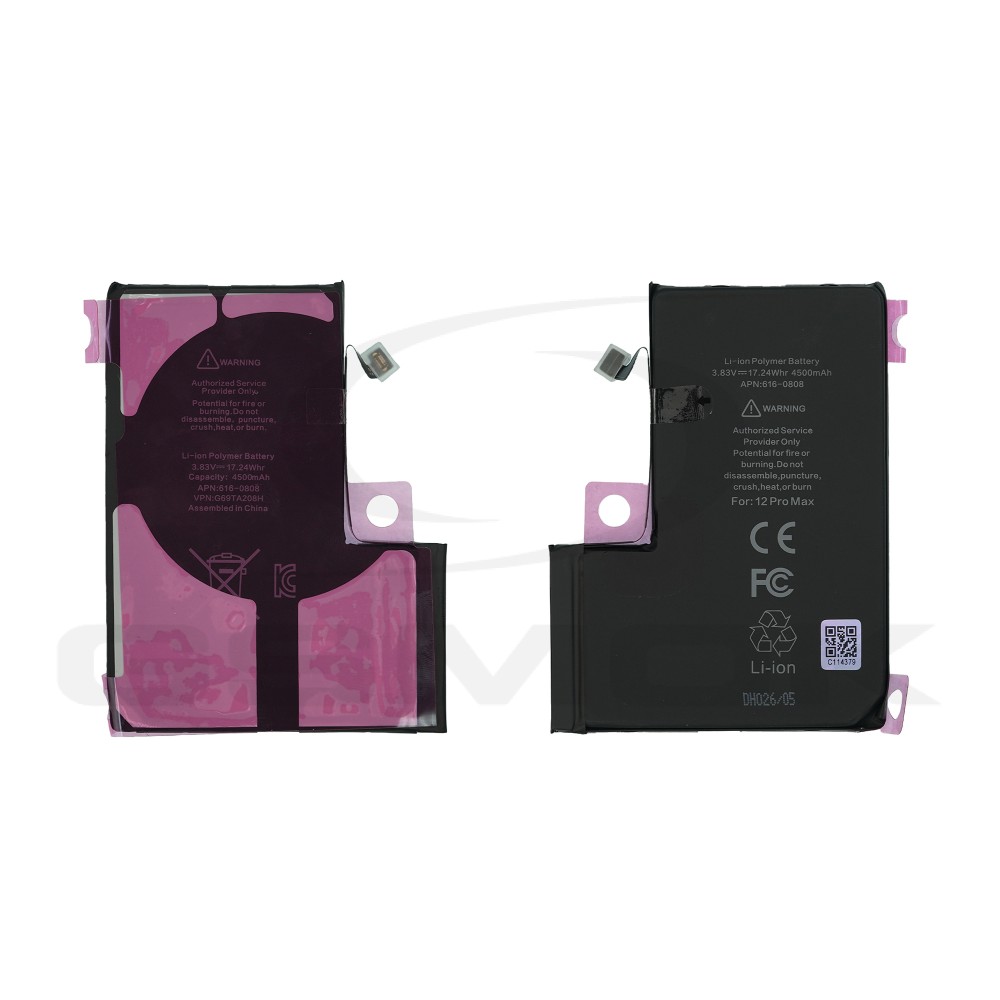 BATTERY APPLE IPHONE 12 PRO MAX TI HIGH CAPACITY 4500MAH