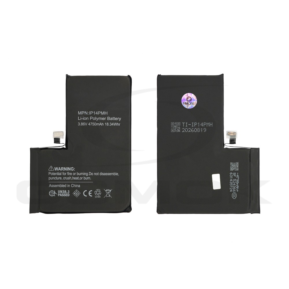 BATTERY APPLE IPHONE 14 PRO MAX TI 4750MAH RMORE PREMIUM