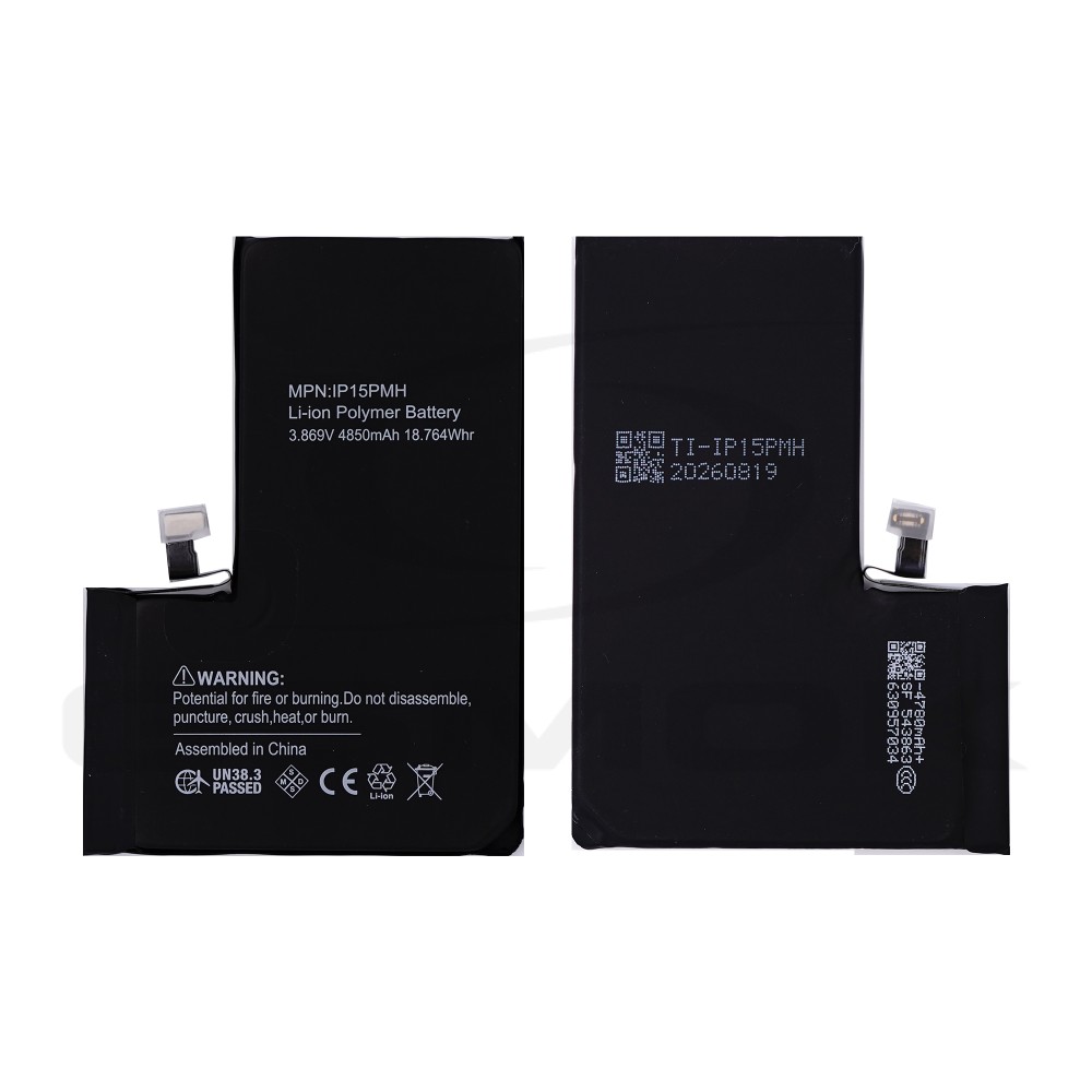 BATTERY APPLE IPHONE 15 PRO MAX TI 4850MAH RMORE PREMIUM