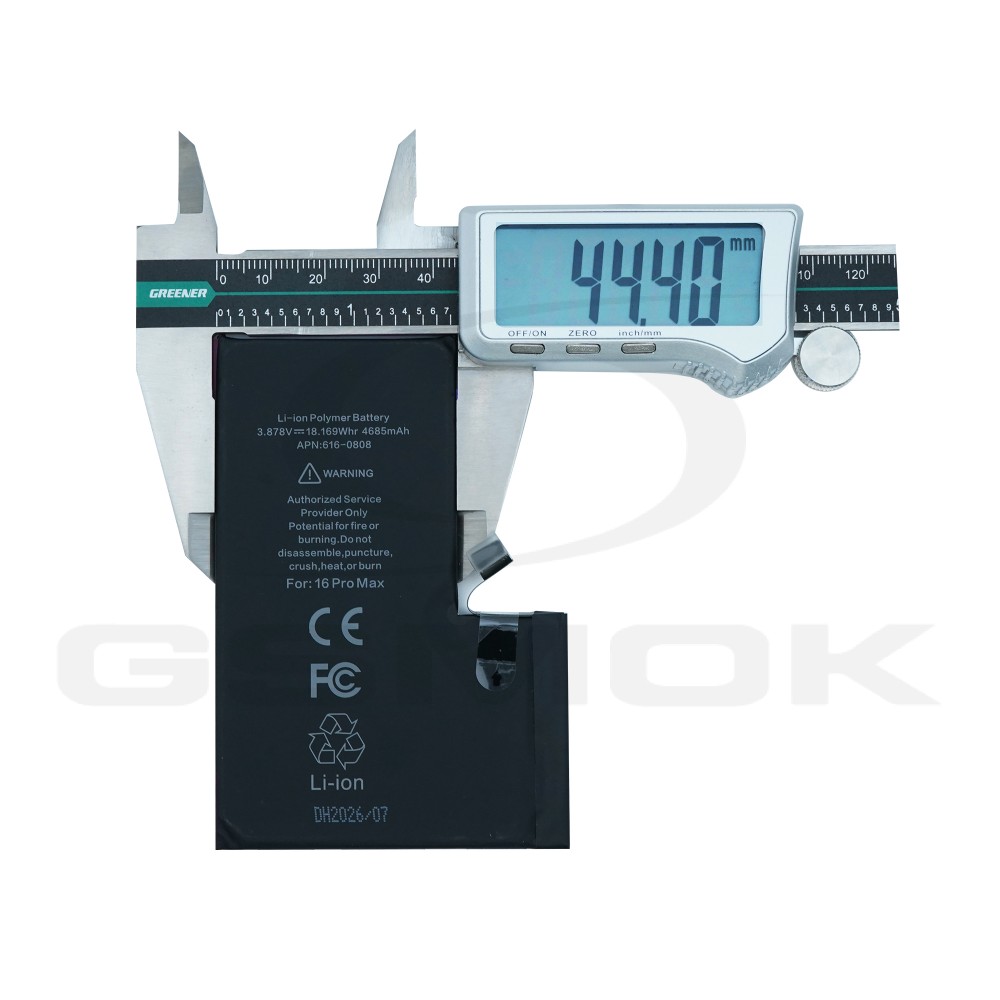 Photo num 5 - BATTERY APPLE IPHONE 16 PRO MAX TI 4685MAH Photo num 5 - BATTERY APPLE IPHONE 16 PRO MAX TI 4685MAH