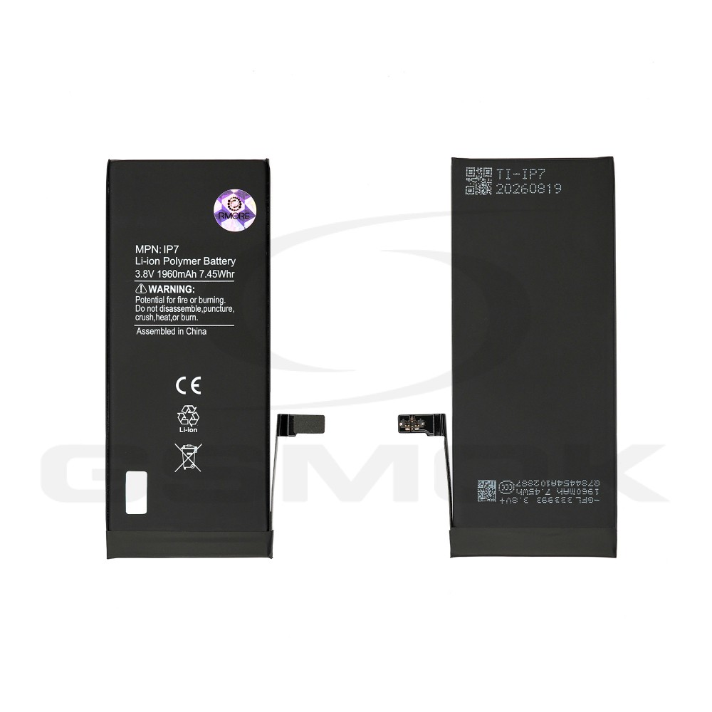 BATTERY APPLE IPHONE 7 TI 1960MAH RMORE PREMIUM